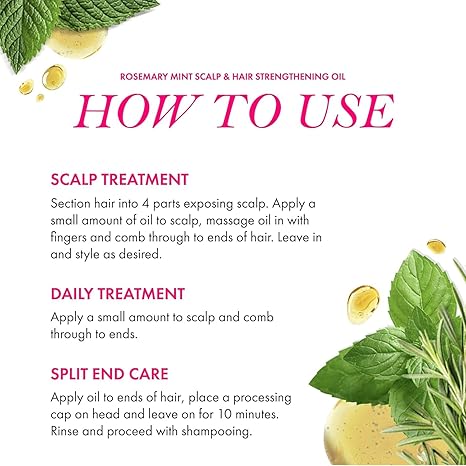 Mielle Organics Rosemary Mint Scalp & Hair Strengthening Oil