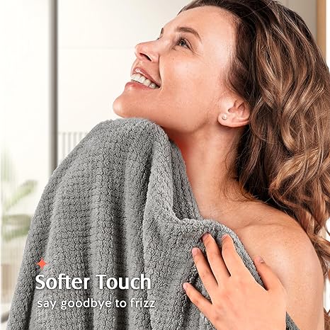 YFONG 2 Pack Microfiber Hair Towel Wrap for Women